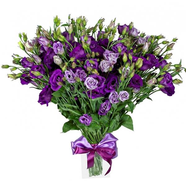 51 Lila Lisianthus Strauß